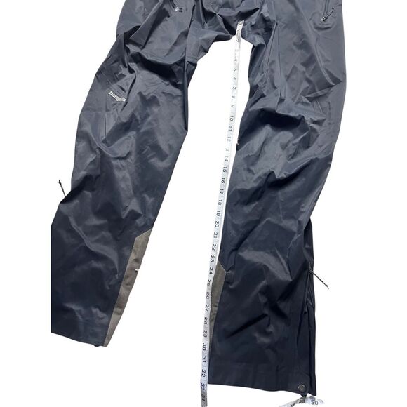 Patagonia Mens Smolder Blue Dual Aspect Waterproof Snow Ski Bibs Large - Picture 3 of 5